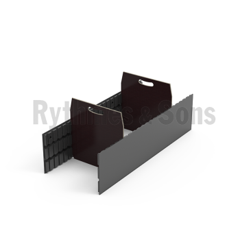 Flight-case - Kit rainuré composite + 2 cloisons pour mal-1