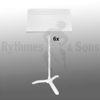 MANHASSET® #48 Set of 6 White Symphony #48 Music Stand