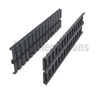 Movable composite grooved pieces for cable trunk L800xH400