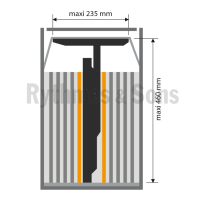 OpenRoad®+cloisons Flight-case pour 1 écran de 15' à 24'-3