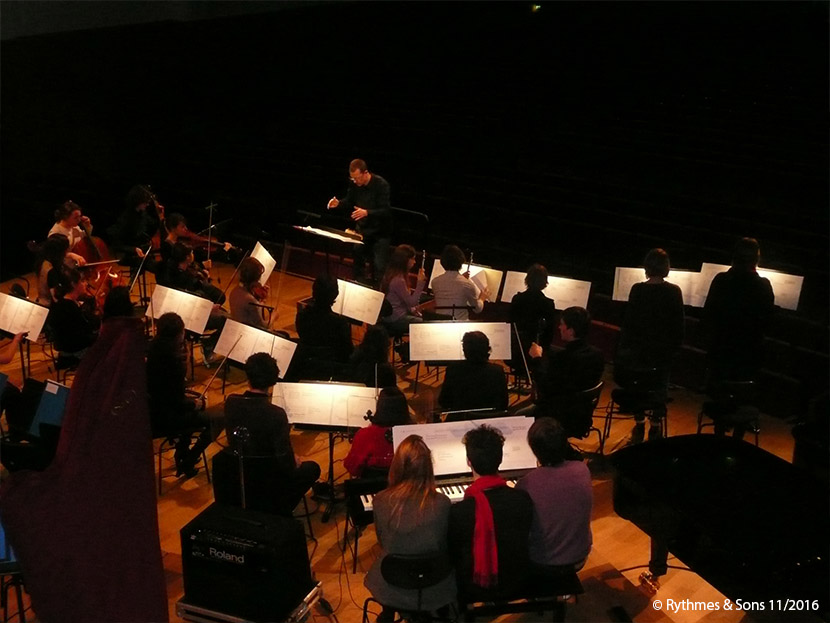 L'éclairage Notelight présent lors du concert de l'Orchestre de Paris