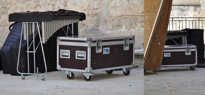 Rythmes & Sons flight cases for accessories at the Theater of Montpellier